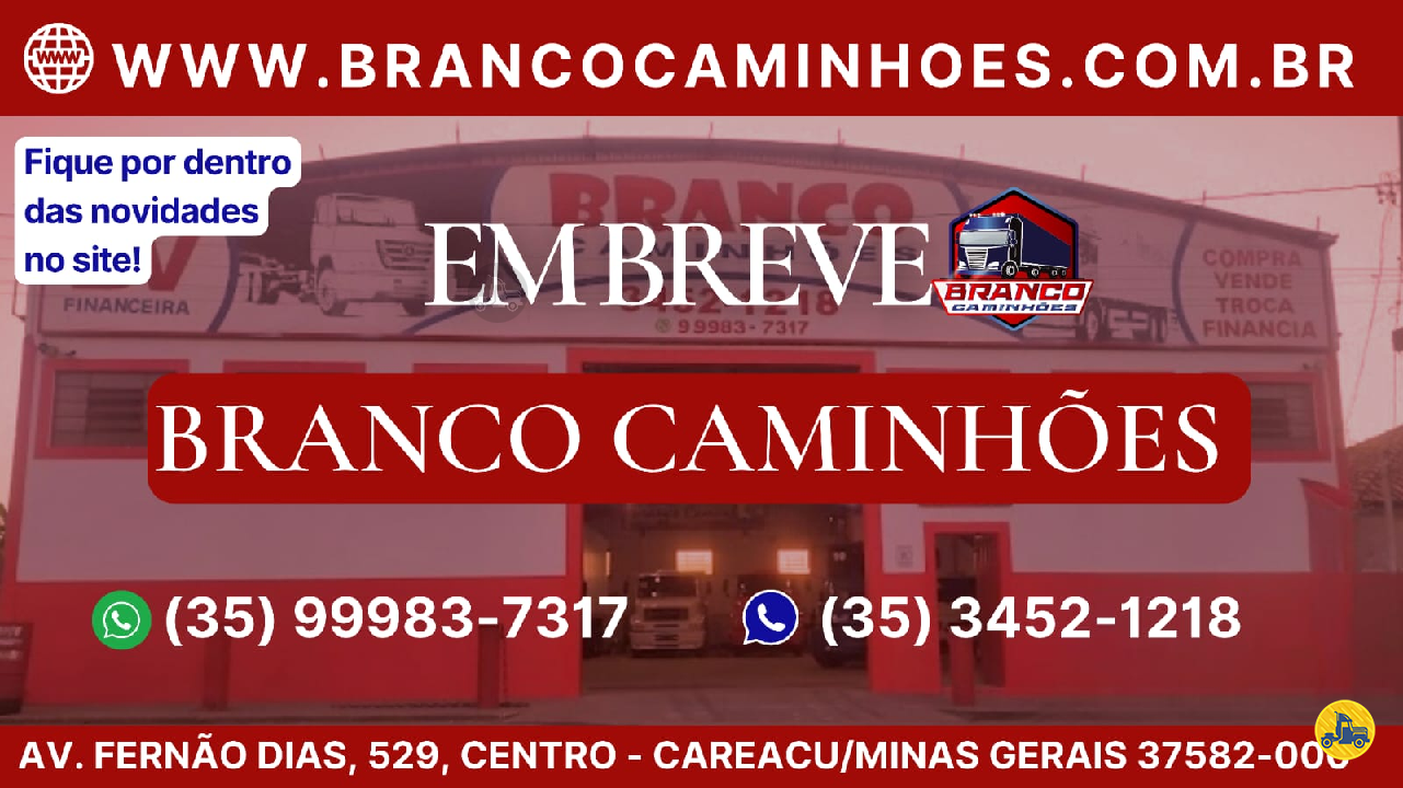 CAMINHAO MERCEDES-BENZ MB 1620 Chassis Truck 6x2 Branco Caminhões CAREACU MINAS GERAIS MG